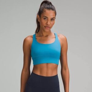 Lululemon Energy Longline Bra - Hawaiian Blue - 8